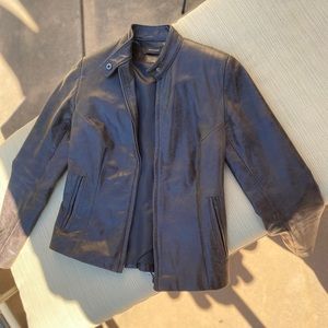 Brown Vera Pelle Italian Leather Jacket